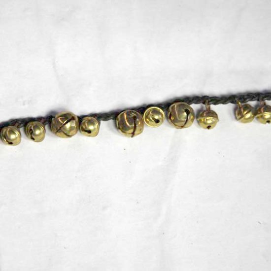 Mini Schellenband mit Weissblechschellen - zum Schließen ins Bild klicken